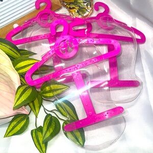 Just Play Mattel 2012 Plastic Pink  Doll Clothes Hanger Like Barbie